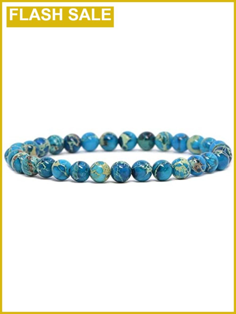 6mm Round Healing Crystal Stretch Bracelet